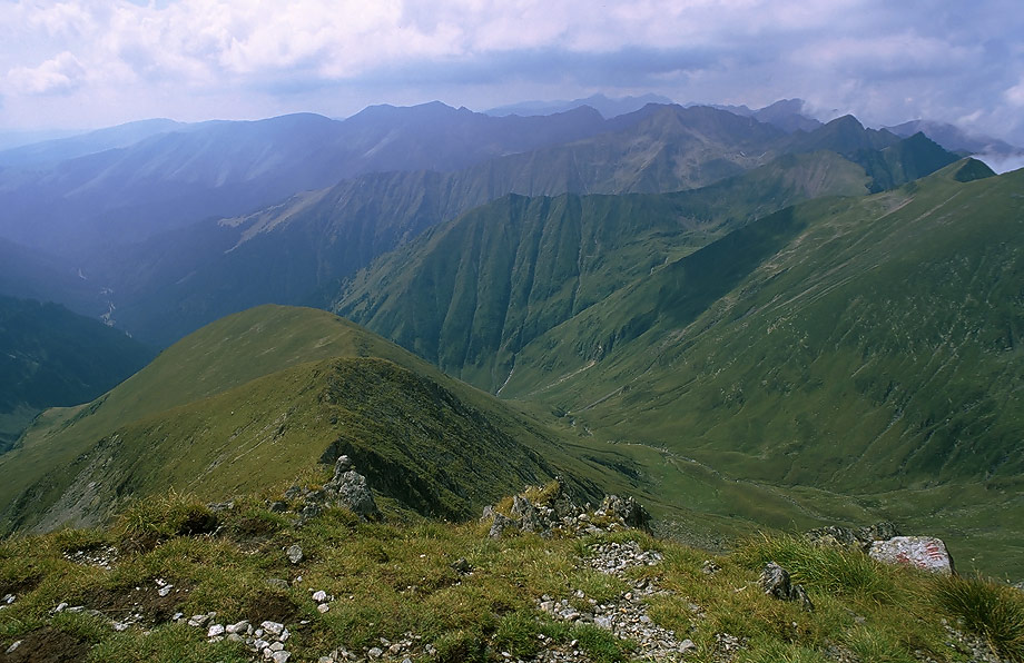 Fogarasze, widok z Moldoveanu (Rumunia - Fogarasze i Bucegi)